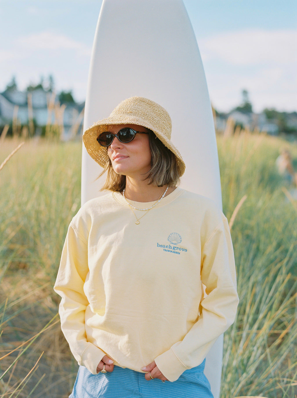 signature yellow crewneck