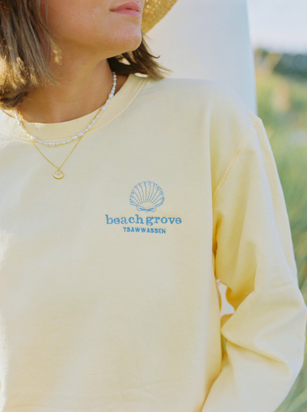 signature yellow crewneck