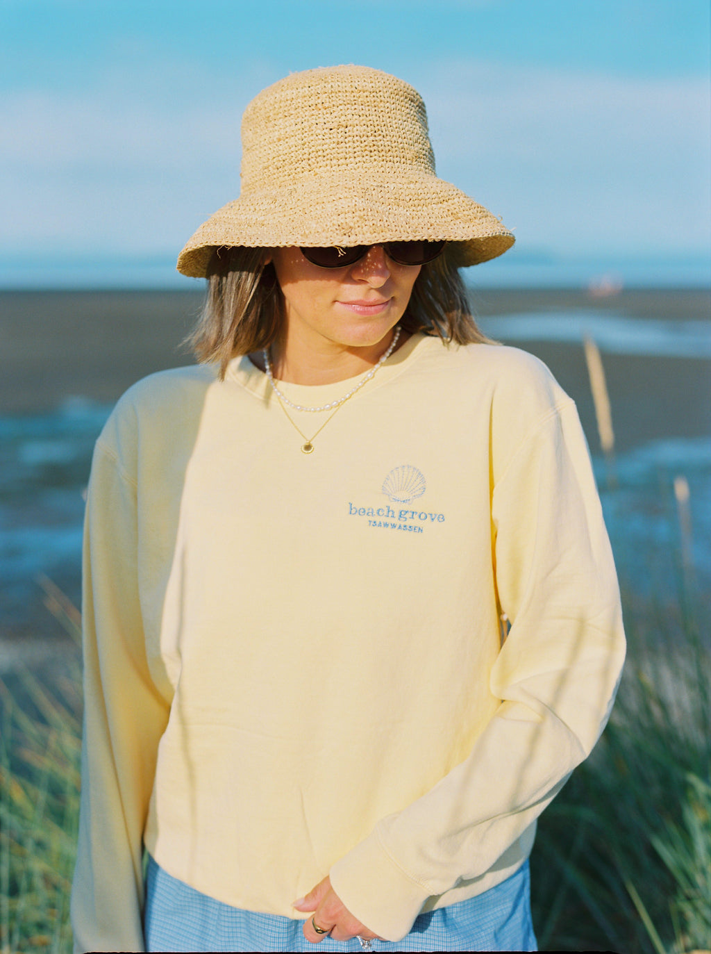 signature yellow crewneck