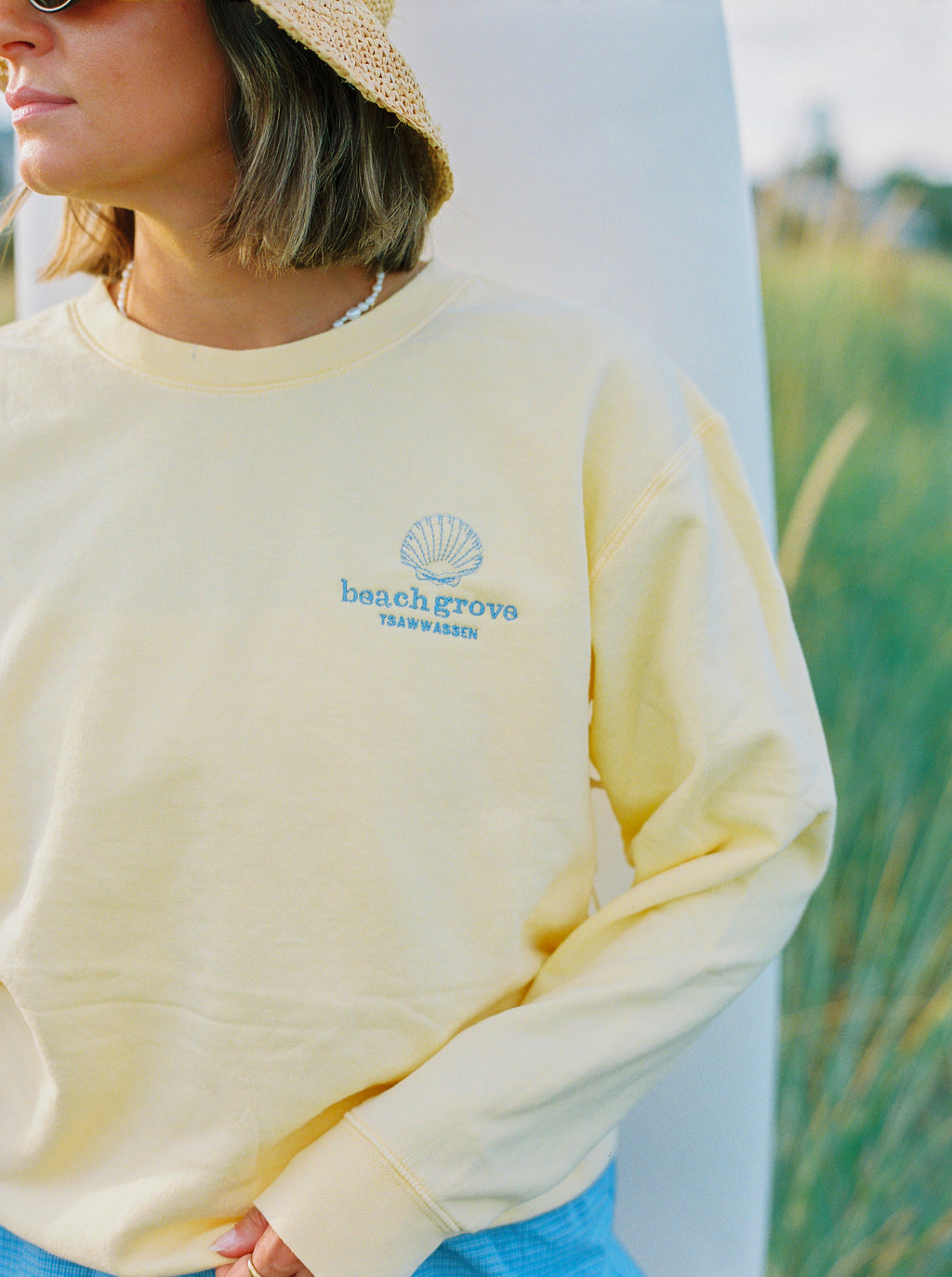 signature yellow crewneck