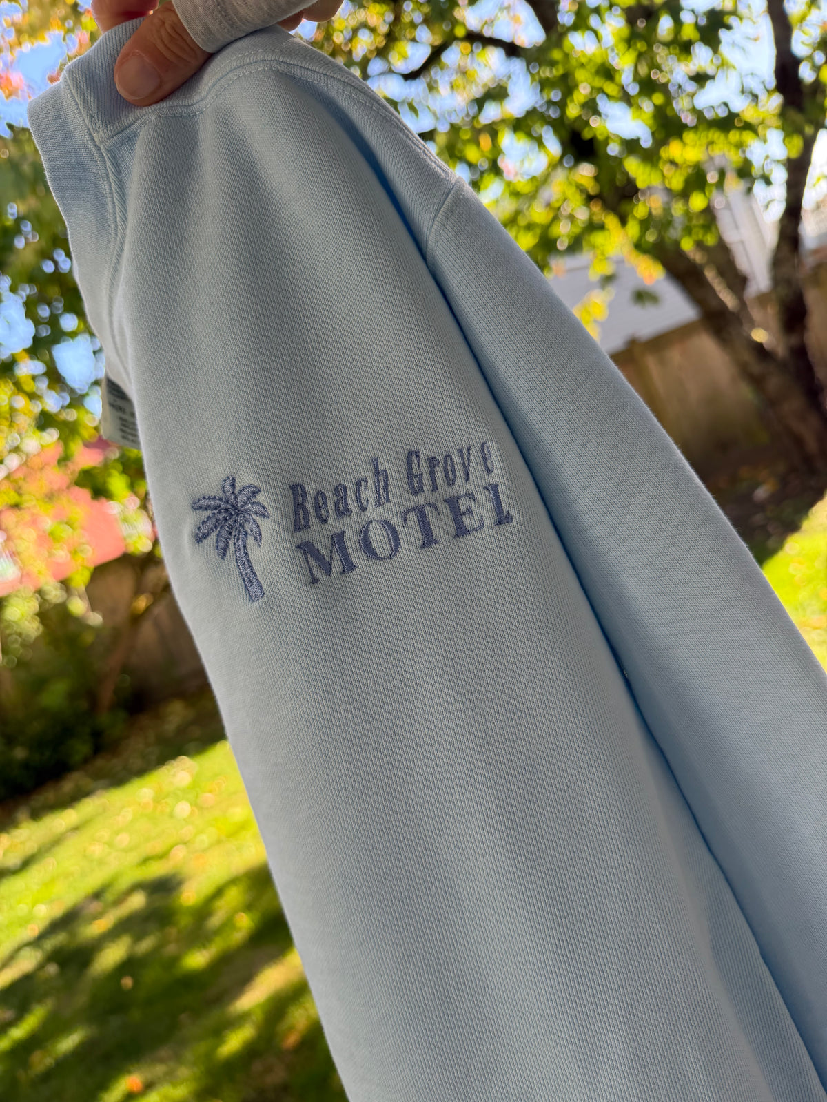 limited beach grove motel crewneck