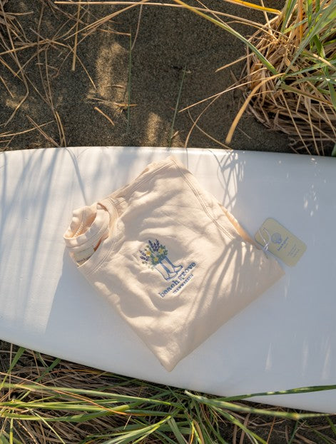 *imperfect* signature beige crewneck